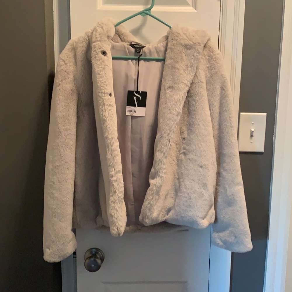 Simply Vera Fur Hooded Jacket SO COMFY